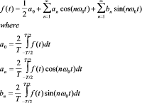 Trigonometric form of the Fourier Series